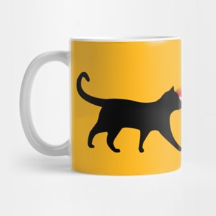 Black Cat Laser Mug